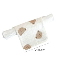 ☜♙❐ 4 Layers Baby Sweat Towel for Newborn Toddlers Cute Cotton Towel Sweat Absorbent Towel Back Wet Pad Wipes Infant Product 066B