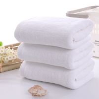 New and Fashion Cotton Hand Bath Towel Terry Salon Spa Ho Beach White