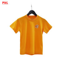 เสื้อยืดเด็ก ใส่สบาย ทนทาน Cotton100% สีส้ม TS0106 - PMKPOLOMAKER