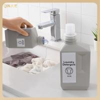 QINJUE 400/600/1000ml รีฟิล น้ำยาปรับผ้านุ่ม ของใช้ในครัวเรือน ขวดน้ำสำหรับเด็ก แชมพูอาบน้ำฝักบัว ภาชนะจัดเก็บข้อมูล เครื่องจ่ายผงซักฟอก