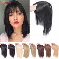 Synthetic Clip In Hairpiece Fake Hairpieces 3 Clip In One Piece Hair Extension Soft Natural Hairpieces With Bangs For Women Wig  Hair Extensions  Pads