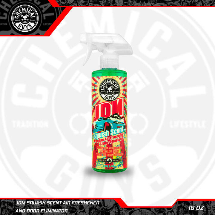 Chemical Guys JDM Squash Scent Air Freshener And Odor Eliminator (16 Fl