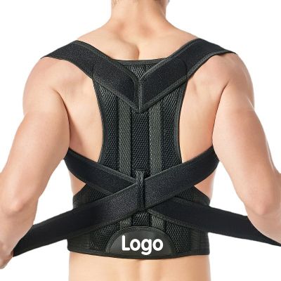 【LZ】 3XL 4XL Alloy Plate Shoulder Pain Back Brace Orthopedic Scoliosis Posture Correction Support Belt For Student Children Women Men
