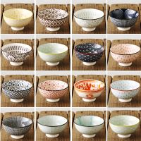 4.5 Inch Japanese Style Rice Bowl kitchen tableware Soup Bowl Ceramic Unglazed Anti-scald European Simple Household noodles Bowl