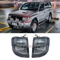 ไฟติดมุมด้านหน้ารถสำหรับ Mitsubishi Montero V20 Pajero 2 MK2 V33 V43 V44 V45 V46 1997 1998 1999ไฟสัญญาณเลี้ยว