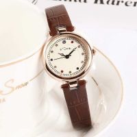 Womens watches niche light luxury womens models and exquisite fashion waterproof retro casual rhinestone belt watch