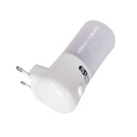 โคมไฟเบ้าติดผนังโคมไฟหัวเตียงปลั๊ก LED ยุโรปไฟกลางคืน AC 110-220V ของขวัญโคมไฟห้องนอนสำหรับเด็กโคมไฟกลางคืนน่ารัก