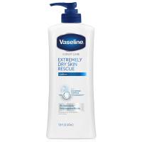 [Mega Sale] Free delivery จัดส่งฟรี Vaseline Extremely Dry Skin Rescue Lotion 400ml. Cash on delivery เก็บเงินปลายทาง