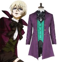 คอสเพลย์ชุดคอสเพลย์ Alois Trancy เครื่องแต่งกายคอสเพลย์ชุดการ์ตูน Black Butler สำหรับผู้หญิงชุดเครื่องแต่งกายครบชุดชุดเสื้อผ้าแต่งตัว