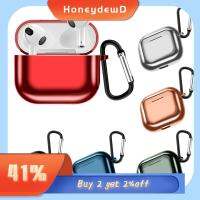 HONEYDEWD หรูหรา ผิวหนัง พร้อมพวงกุญแจ เคสชาร์จไร้สาย ฝาครอบป้องกัน เคส TPU ไฟฟ้า เชลล์