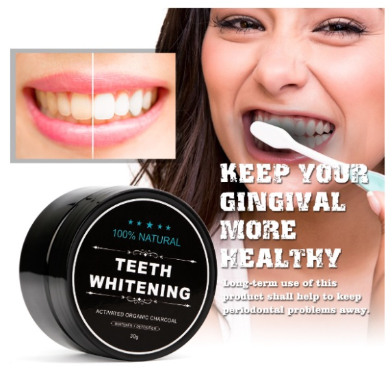 2in1 Bamboo Charcoal Teeth Whitening Toothpaste + Charcoal Powder ...