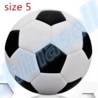 1pcs Classic black white Outdoor Butyl inner Football Ball Standard adult Size 5 PU Soccer Ball Training ball