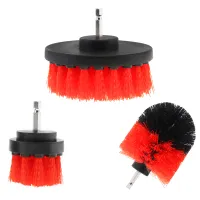 3pcslot 2" 3.5" 4" Power Scrubber Brush for Cleaning Bathroom Carpet Tile Sink Plastic Mechanical Tool Brush