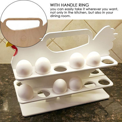 ที่ใส่ไข่ตะกร้าสำหรับจัดเก็บไข่สด,แบบพกพาไข่ไก่ทำจากไม้ชั้นเก็บของ,ดิบเคาน์เตอร์ไข่ชั้นเก็บของ24ไข่