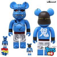 Bearbrick 400% &amp; 100% Aooni Shinobu (Blue)