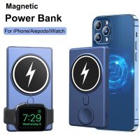 Magnetic 5000mAh Wireless Charger Power Bank Wireless Fast Charging External Battery For iPhone 14 13 12 Pro Max iWatch Airpods ( HOT SELL) Coin Center