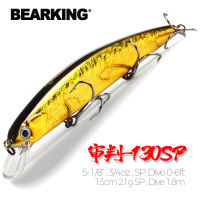 BEARKING 13ซม. 21G SP Depth1.8m เหยื่อตกปลา Wobbler Hard เหยื่อคุณภาพ Professional Minnow สำหรับตกปลา