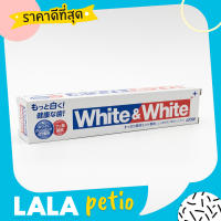 Lion White &amp; White Toothpaste ไวท์ แอนด์ ไวท์ ยาสีฟัน 150g By LALA PETIO
