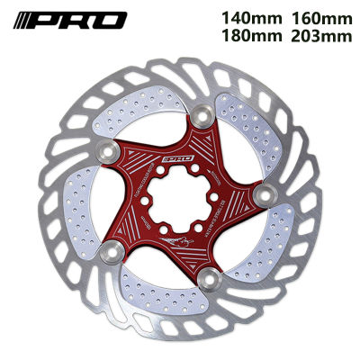 IIIPRO จักรยานโรเตอร์6เล็บ Cooling ลอย140มม.160มม.180มม.203มม. Mountain Bike Disc เบรคโรเตอร์เบรค Disc Cooling Disc