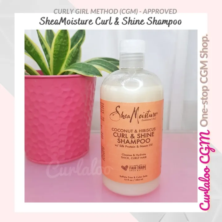 Curlaloo Cgm Shea Moisture Curl Shine Shampoo Sheamoisture Coconut Hibiscus Lazada Ph 3198