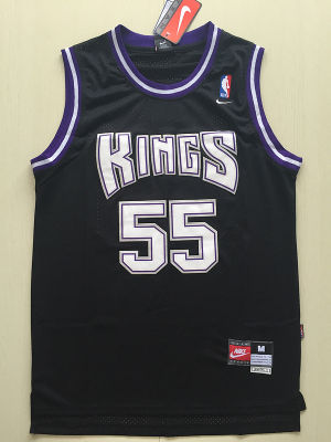 Top-quality Authentic Basketball Jersey Mens Sacramento Kings 55 Jason Williams Hardwood Classics Black Jersey