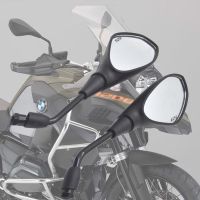 กระจกด้านข้างหุ้มกระจกมองหลัง Kaca Spion Motor ซ้ายและขวาขนาด10มม. สำหรับ BMW G310GS F650GS R1200R G310R