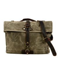 Retro canvas shoulder messenger bag mens street simple travel oblique backpack trend messenger bag casual mens bag
