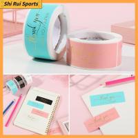 SHIRUI 120PCS/Roll ของขวัญ ตกแต่งบรรจุภัณฑ์ สำหรับการขายปลีก ชื่นชม ปั๊มทอง สติ๊กเกอร์ “ขอบคุณสำหรับการสั่งซื้อ” ฉลากปิดผนึก