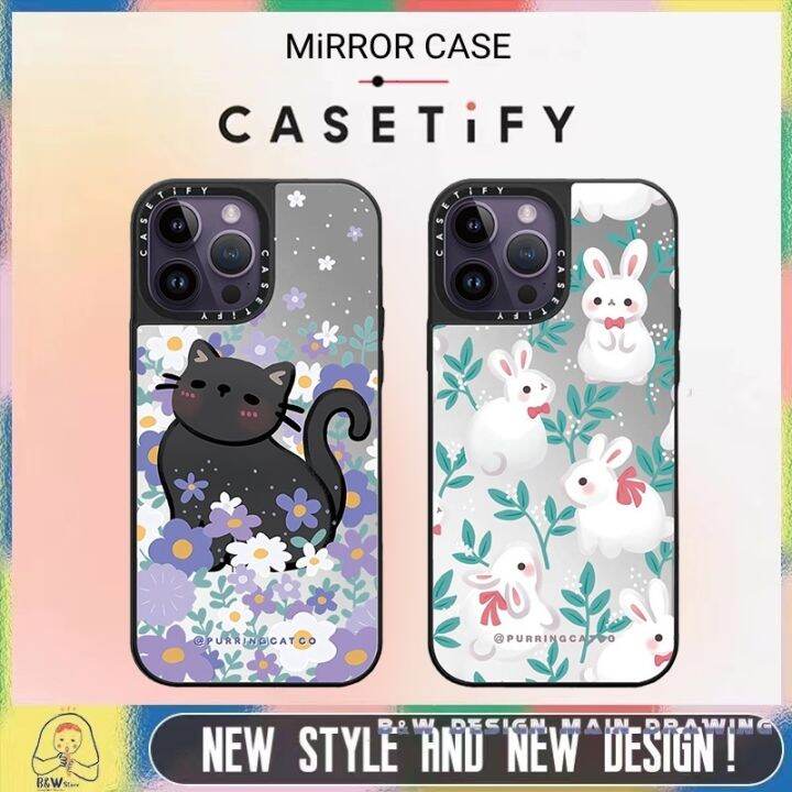 casetify-เคสโทรศัพท์มือถือกระจก-ลายแมวน่ารัก-สําหรับ-iphone-14-13-12-11-pro-max-xr-ix-xs-max