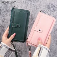 【CW】✆☌  2022 New Wallet Multifunctional Fashion Leather Wallets Multi-card Position Clutch Buckle Student