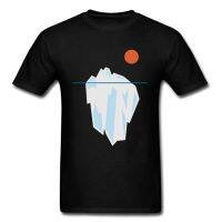 Minimalist T-shirt Men Iceberg Print Tshirt O-Neck T Shirt Drop Shipping Adult Plus Size Clothes Cotton Tops Cartoon Streetwear 54GK