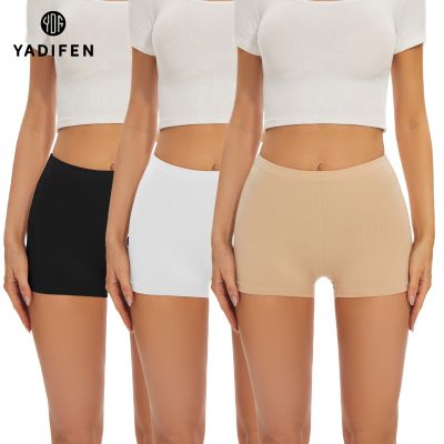 Seamless Boxers Panties Underwear Sexy Women Low Waist Solid Color Breathable Boyshorts Comfortable Sport Yoga Female Shorts
