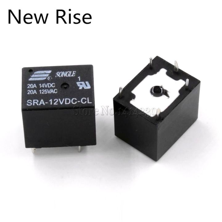 5pcs-5v-12v-24v-20a-dc-power-relay-sra-05vdc-cl-sra-12vdc-cl-sra-24vdc-cl-5pin-pcb-type-in-stock-black-automobile-relay
