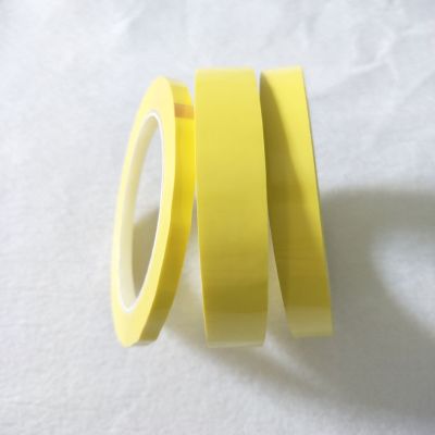 19mm~28mm Wide Choose 66M Long/roll Yellow Adhesive Insulation Tape for Transformer Motor Capacitor Coil Wrap Anti-Flame Adhesives Tape