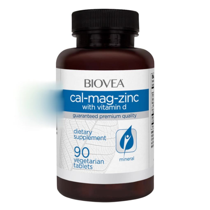 BIOVEA CAL-MAG-ZINC [with Vitamin D3 (cholecalciferol)] / 90 Tablets