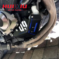 HUIXIURACING หม้อน้ำรถจักรยานยนต์ Water Cooling ถังอ่างเก็บน้ำ Bezel ด้านข้างสำหรับ YAMAHA MT-09 FZ-09 MT09 FZ09