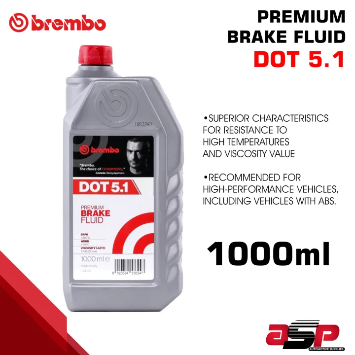 BREMBO Premium Brake Fluid DOT 5.1 1000ml Lazada PH
