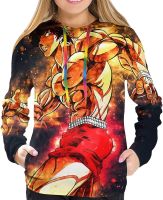 HARIBHAKT Anime Baki The Grappler Baki Hanma Female Hoodie Comfort Sweatshirt Pullover Hoody With Pockets