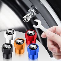 【CW】 4Pcs Metal Tire Caps Stem Covers Dacia MCV Sandero Stepway Dokker Lodgy Car Accessories