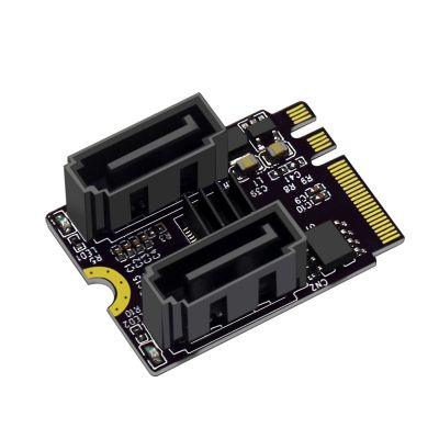 M2 to SATA3.0 Expansion Card KEY A + E WIFI M.2 to SATA Hard Disk Adapter Card Without Driver Installation JMB582 Chip