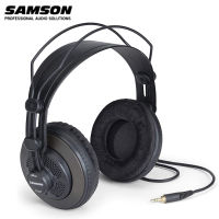 ต้นฉบับไฮไฟ Samson SR850ตรวจสอบชุดหูฟังไฮไฟกึ่งเปิดกลับหูฟังสำหรับสตูดิโอ,ที่มีหนัง Earcup,โดยไม่ต้องกล่องขายปลีก