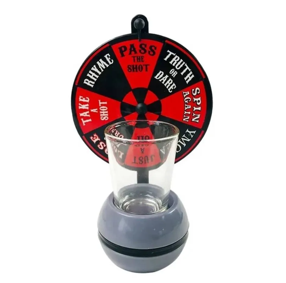 CHAINSHOP Wheel Of Shot Drinking Game Wheel of Shot Glass Drinking Game Spin  the Shot | Lazada PH