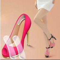 1 Pair Clear Soft Silicone Gel Women Heel Inserts Protector Foot Feet Care Shoe Insert Pad Insole Cushion Shoes Accessories