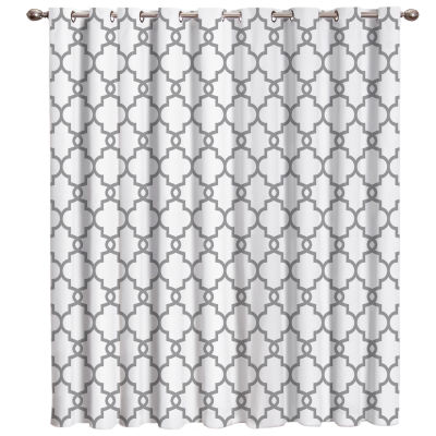 Moroccan White And Black Pattern Room Curtains Large Window Decor Bathroom Outdoor Kitchen Indoor Decor Kids Curtain Panels