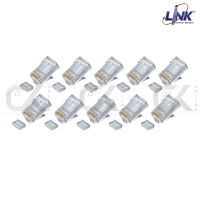 หัวแลน Link PLUG CAT6 RJ45 รุ่น US-1002 (ตัวผู้) 2 layer w/bar แท้ศูนย์