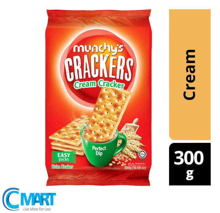 Munchy's Cream Crackers 300GM | Lazada