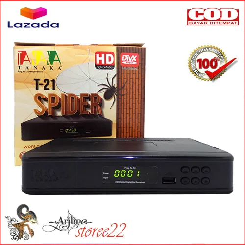 Satellite Receiver Tanaka T21 SPIDER HD Lazada Indonesia