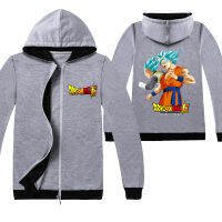 Dragon Gokuเด็กซิปเสื้อแขนยาวHooded Coatเสื้อกันหนาวเด็กHoodie Zipper Jacket Coat C1469เสื้อผ้าเด็กใส่ลำลองสำหรับฤดูใบไม้ร่วงฤดูหนาวหลวมเสื้อคาร์ดิแกนกีฬา