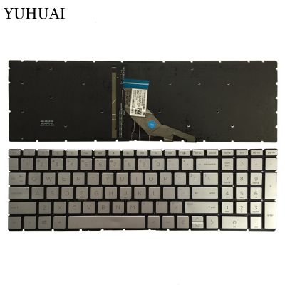 US Backlit/no Backlit Laptop keyboard For HP Pavilion 15 DB0069wm 15 DB0081wm 15 DB0082wm 15 DB0084wm 15 DB0083wm silver/black