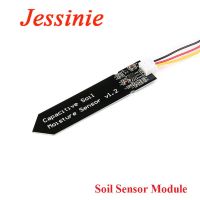 Capacitive Soil Moisture Sensor Module Corrosion Resistant Wide Voltage Wire 3.3~5.5V Analog Output DIY Electronic for Arduino